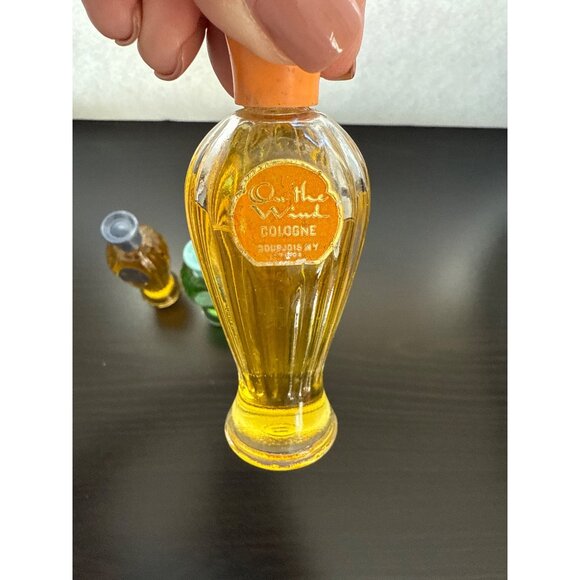 Vintage Bourjois Cologne Trio: 3 bottles 1 fl oz ea. Moontide, Frosty Mist, and - Picture 6 of 6